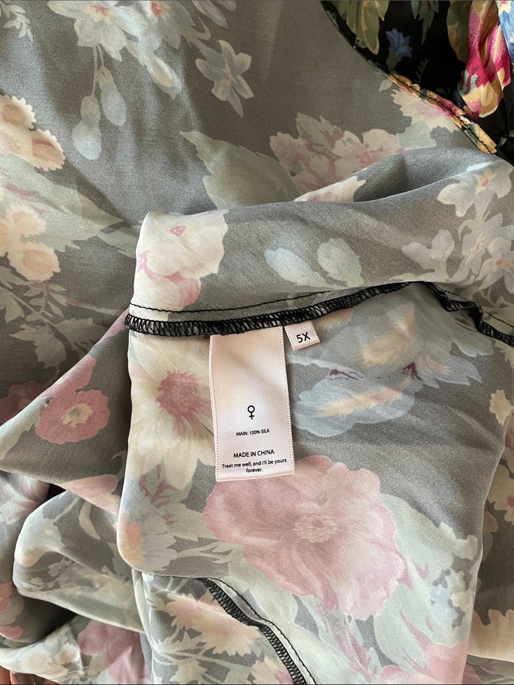 SELKIE Puff Sleeve Midi Dress- size 5X - Picture 8 of 8